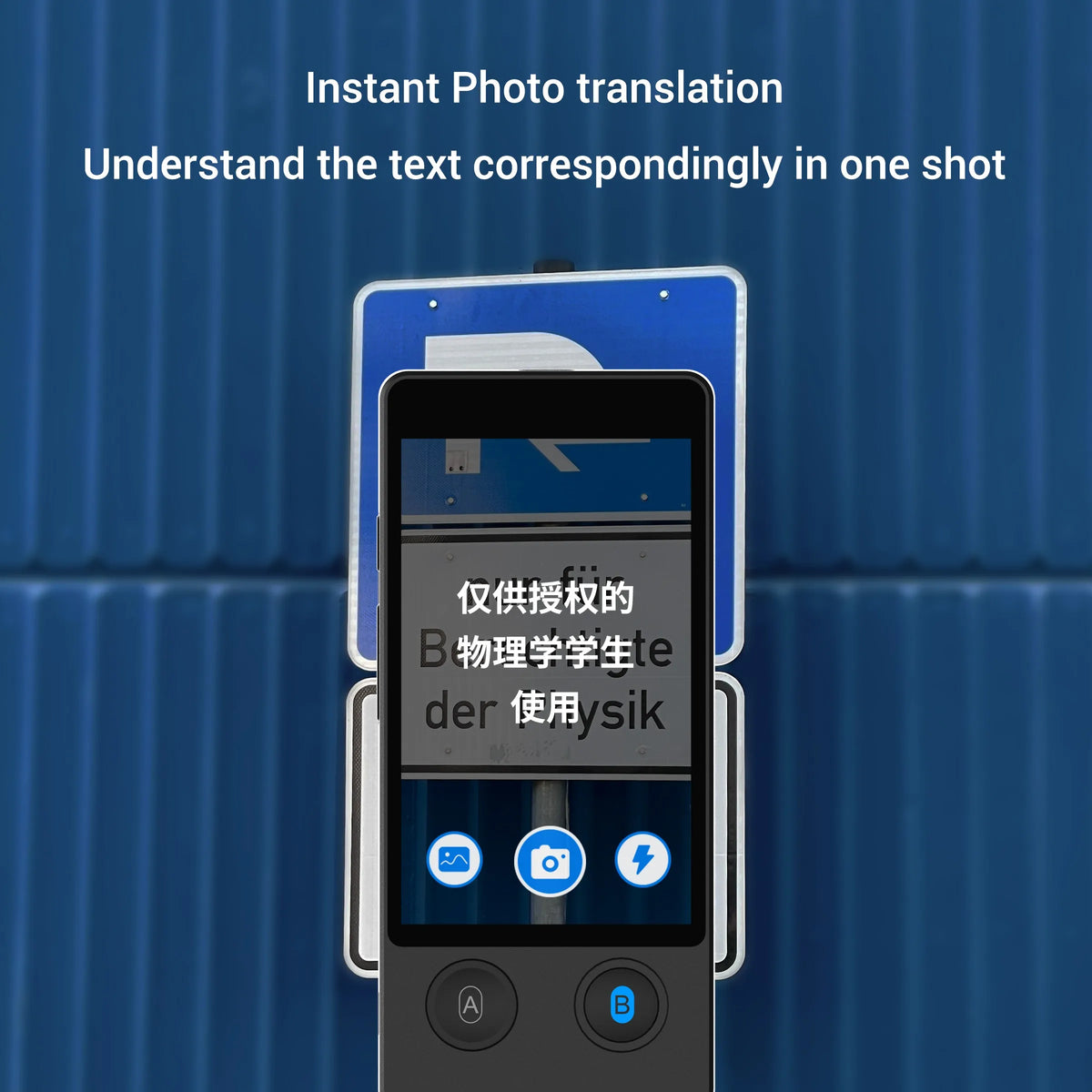 Wooask W12 Portable Voice Translator Device Featuring 144 Languages