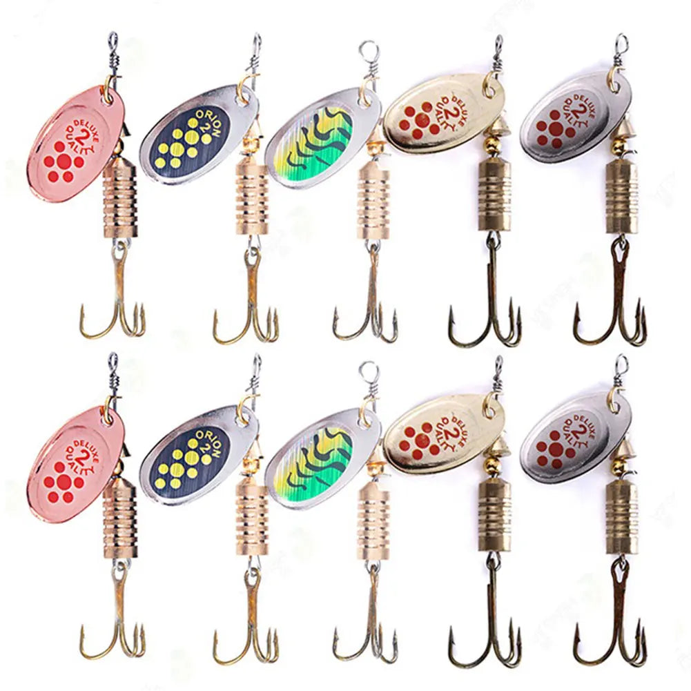 Alloyseed Metal Spoon Spinner Fishing Lure For Freshwater Use