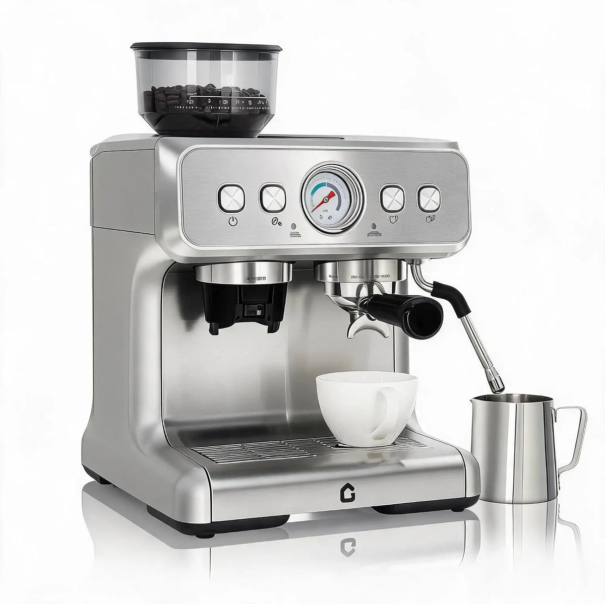 Himiss Espresso Machine With Integrated Conical Burr Grinder And Pump