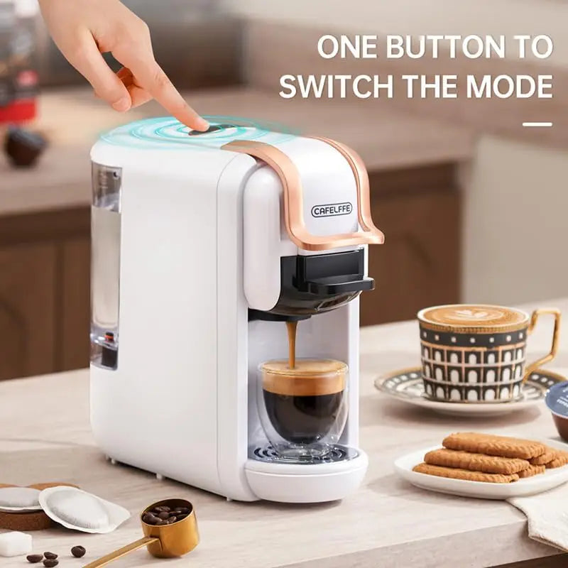 Cafelffe 4in1 Capsule Ground Espresso Coffee Maker Machine