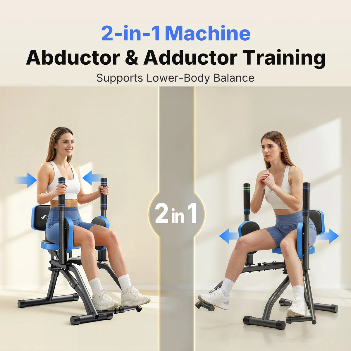 Merach Hip Abductor And Adductor Leg Trainer With Bands