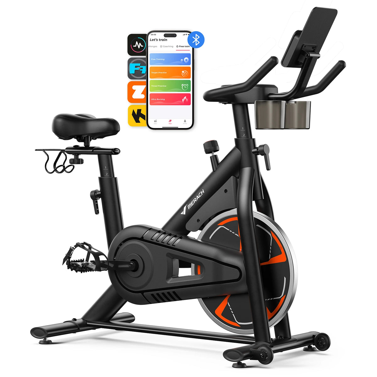 Merach Magnetic Spinning Bike For Home Indoor Cardio Fitness