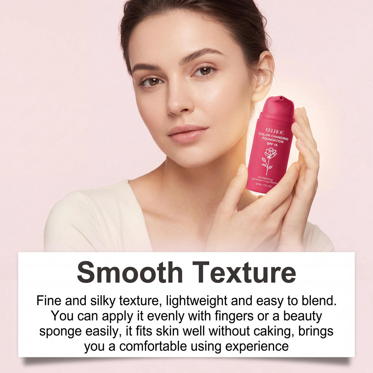 Eelhoe Natural Color Changing Waterproof Long Lasting Liquid Foundation