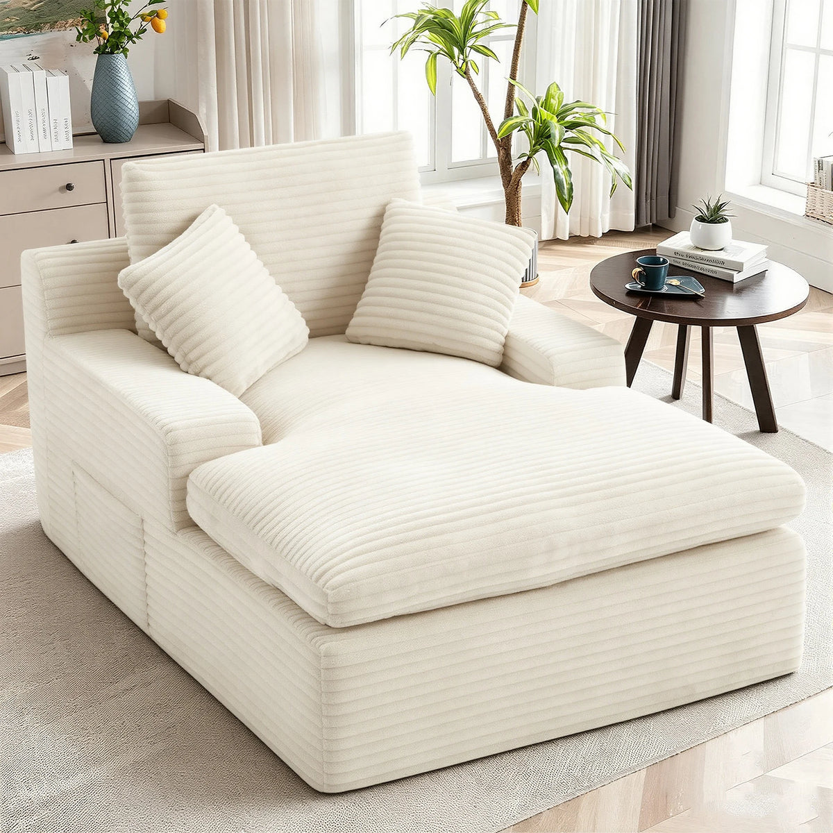 GAOHAPY Modular Sectional Sofa Chaise Lounge With Washable Cover