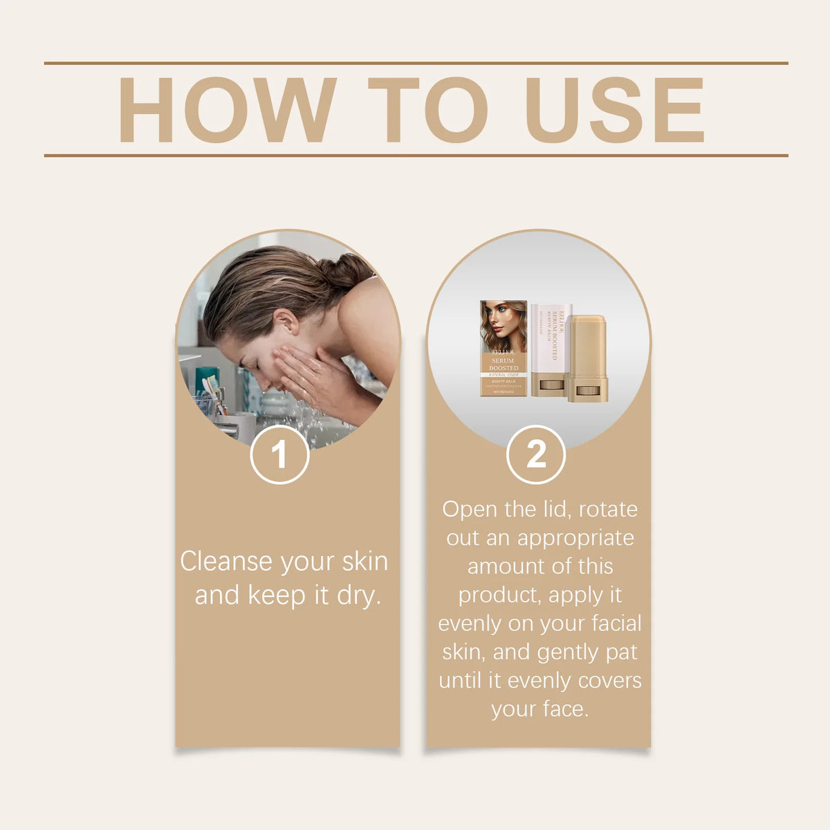 Eelhoe Hydrating Foundation Stick With Long Lasting Lightweight Coverage
