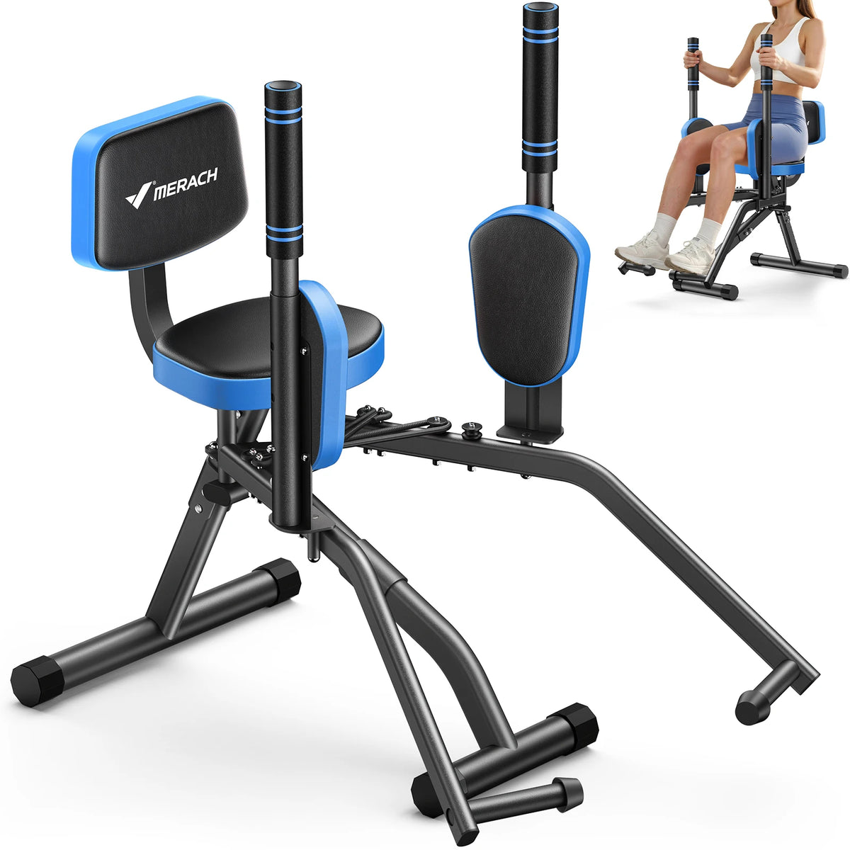 Merach Hip Abductor And Adductor Leg Trainer With Bands