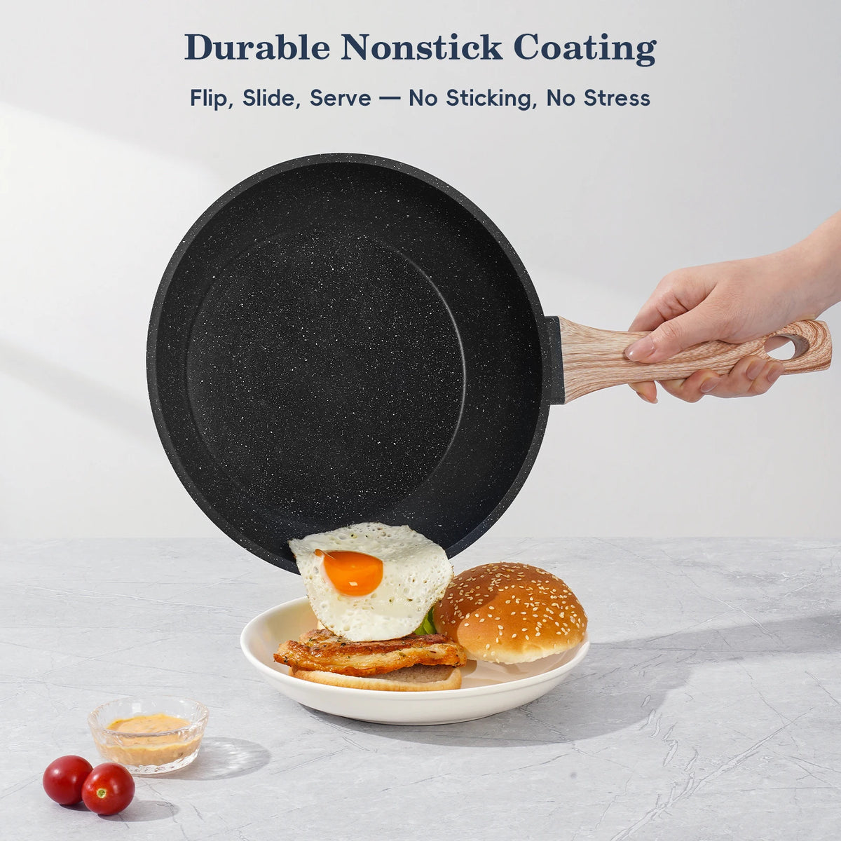 Tolife Ceramic Nonstick Cookware Set For All Stoves