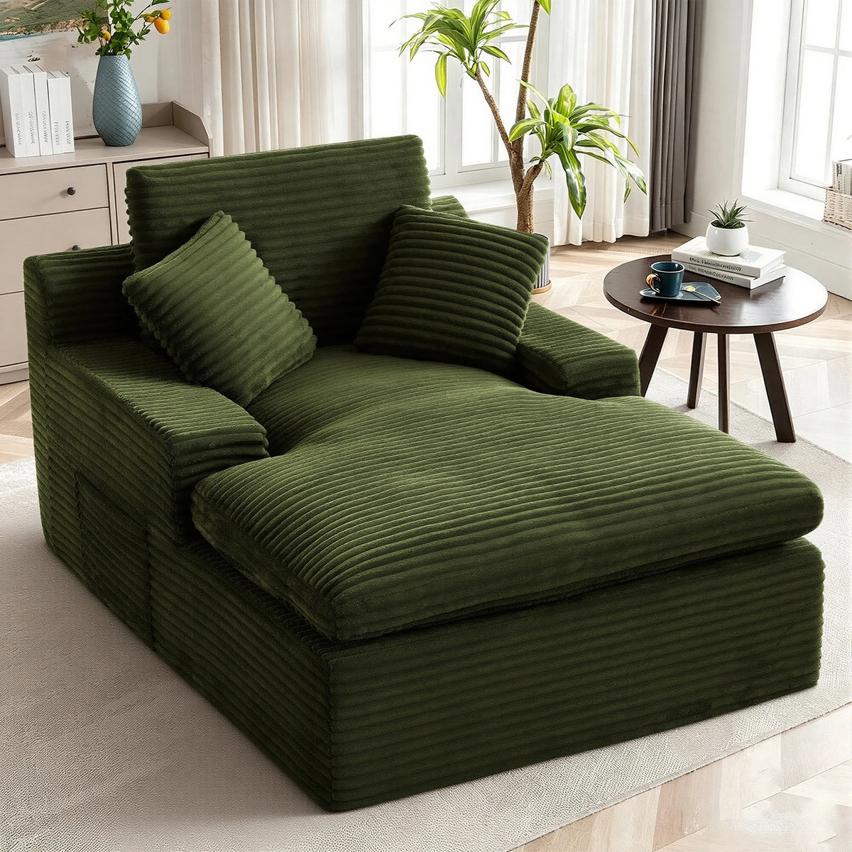 GAOHAPY Modular Sectional Sofa Chaise Lounge With Washable Cover