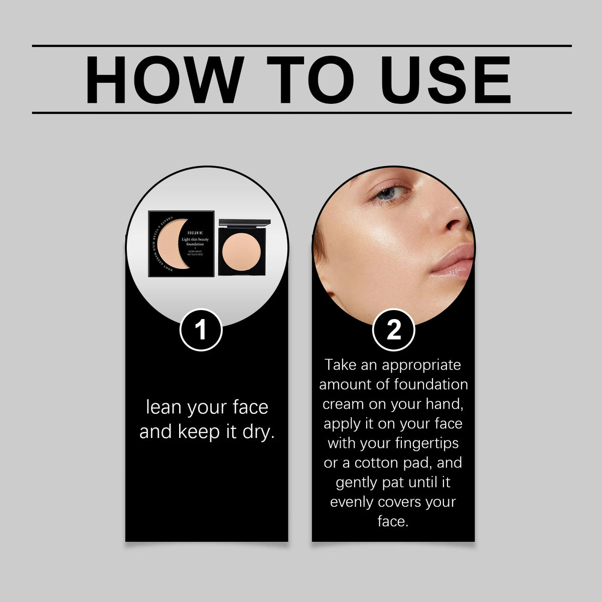 Eelhoe Vitamin E Hyaluronic Acid Moisturizing Foundation For Flawless Coverage