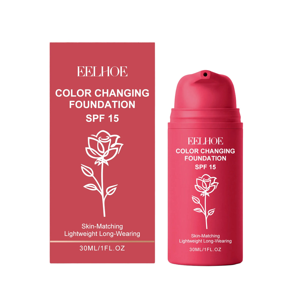 Eelhoe Natural Color Changing Waterproof Long Lasting Liquid Foundation