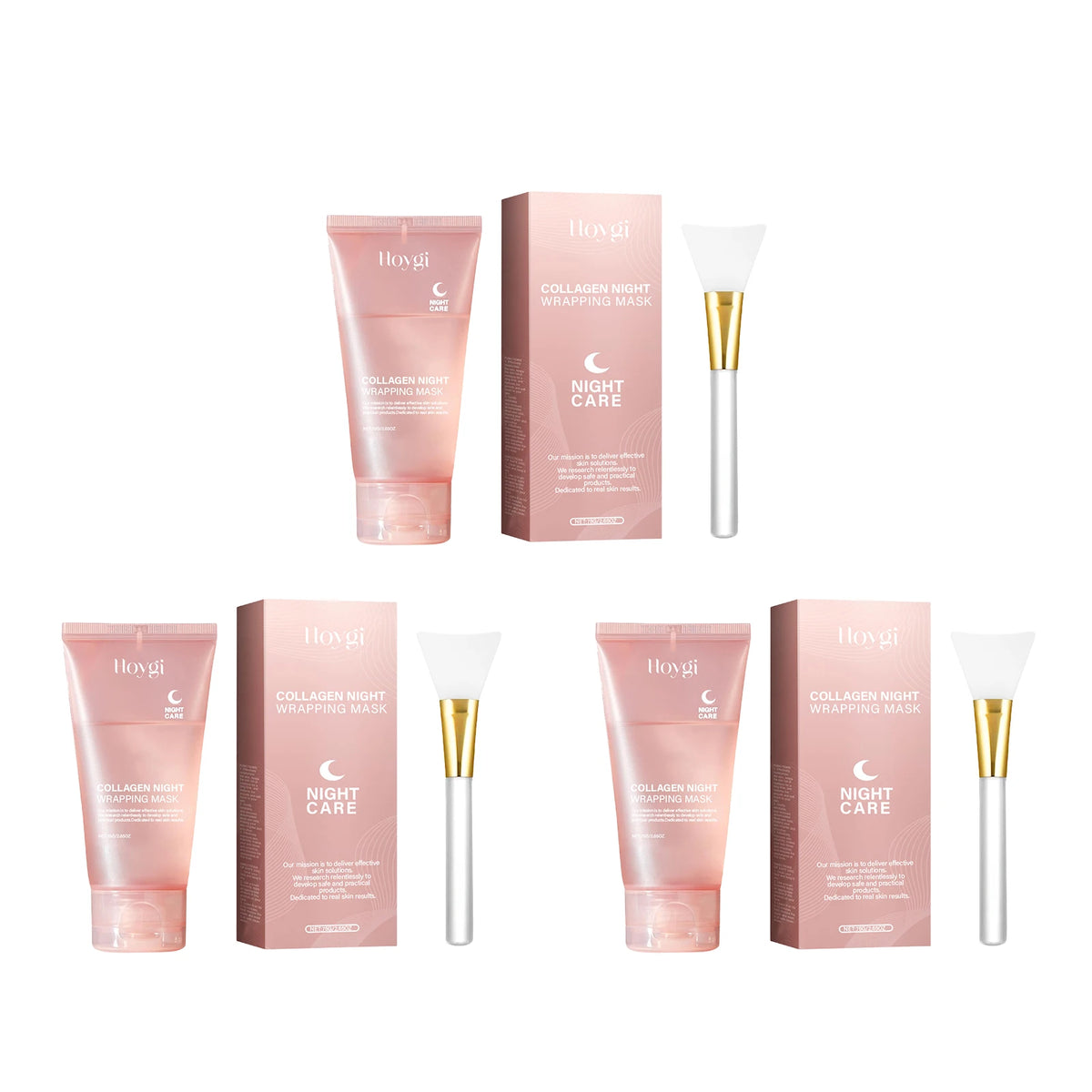 Hoygi Collagen Night Face Mask Hyaluronic Acid Hydrating Peel Off