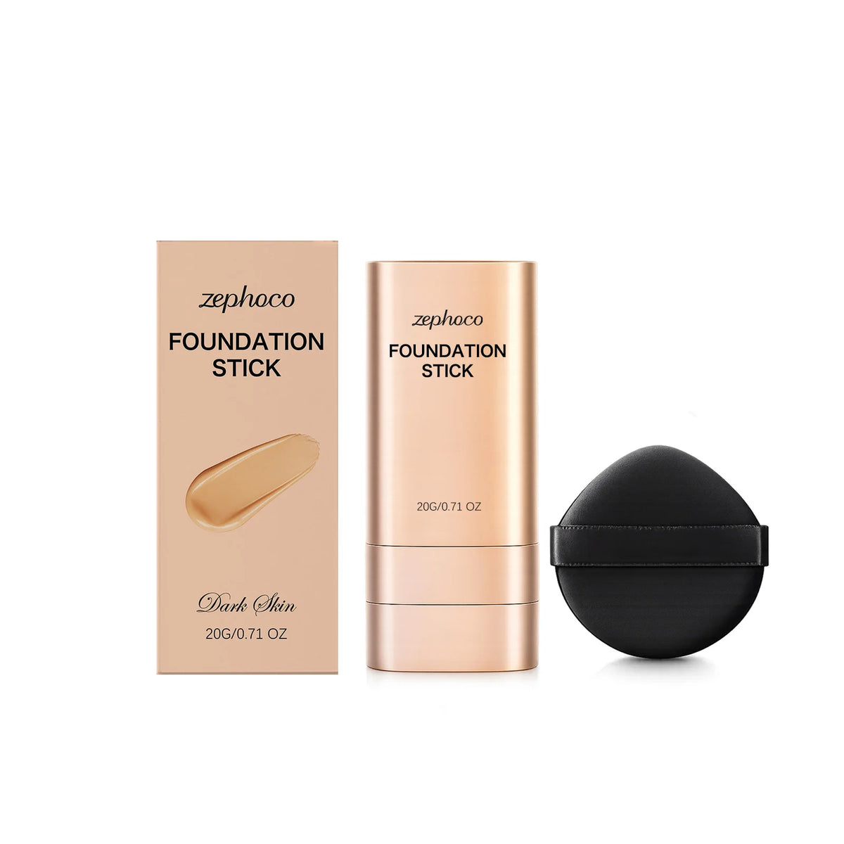Zephoco Concealer Foundation Stick Full Coverage Waterproof