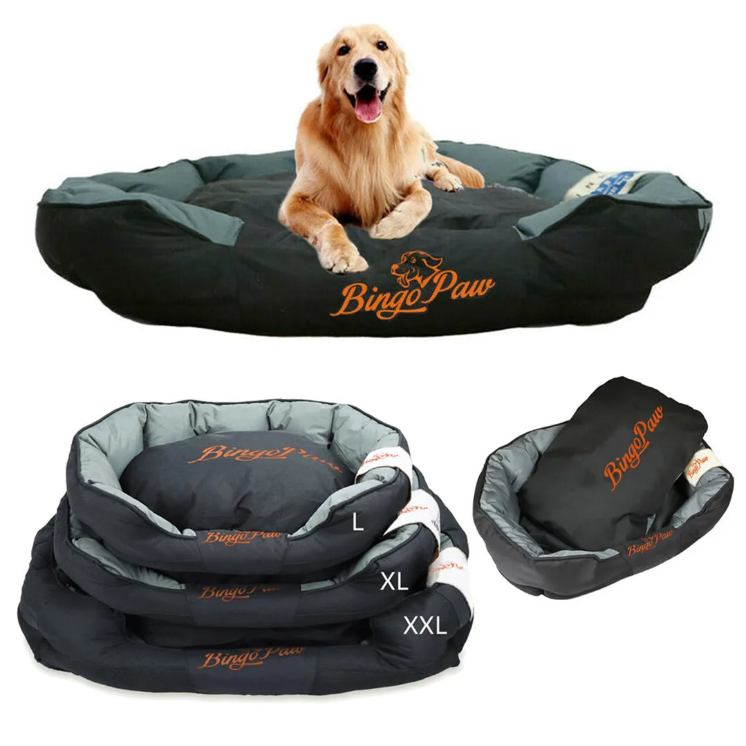 BINGOPAW Waterproof Orthopedic Dog Bed With Washable Cushion