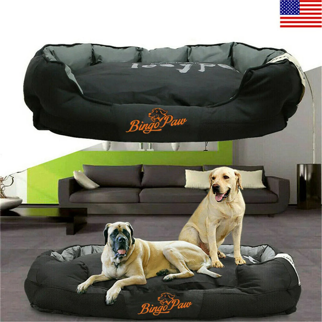 BINGOPAW Waterproof Orthopedic Dog Bed With Washable Cushion