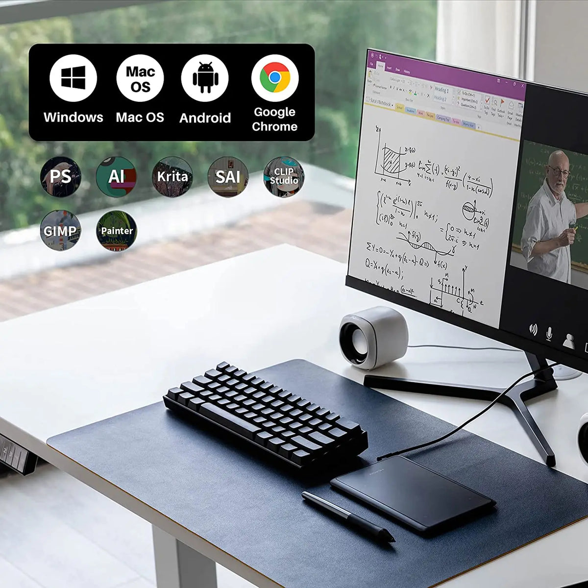 Huion H420X Graphics Tablet Digital Drawing Pad For Android PC