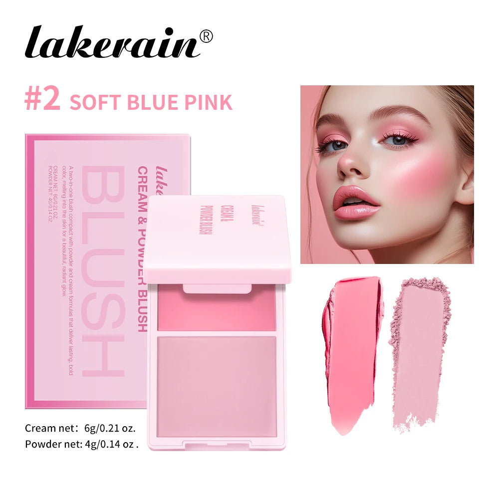 Lakerain Long Lasting Highly Pigmented Cream Powder Blush