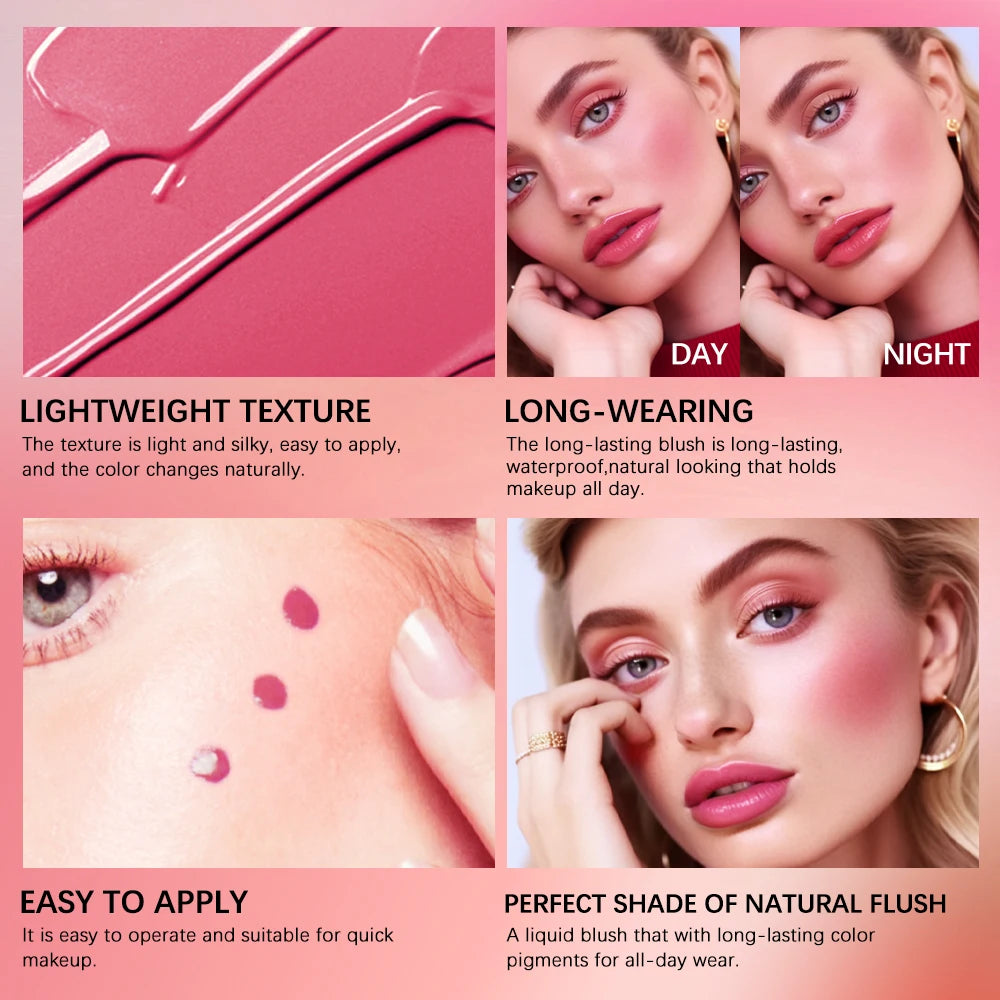 Lakerain Liquid Blush Blendable Long Wearing Cheek Tint Face