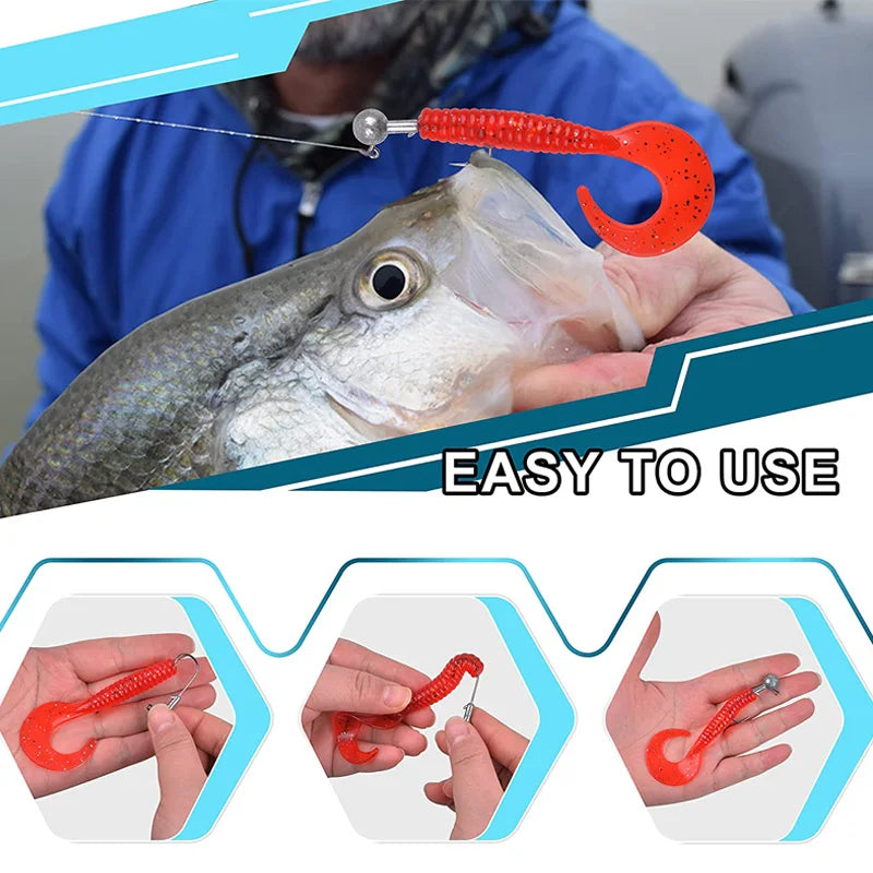Round Ball Jig Head Fishing Hooks For Freshwater And Saltwater