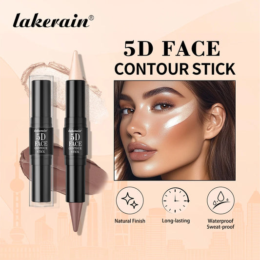 Lakerain Dual Ended Waterproof Contour And Highlighter Stick Pen