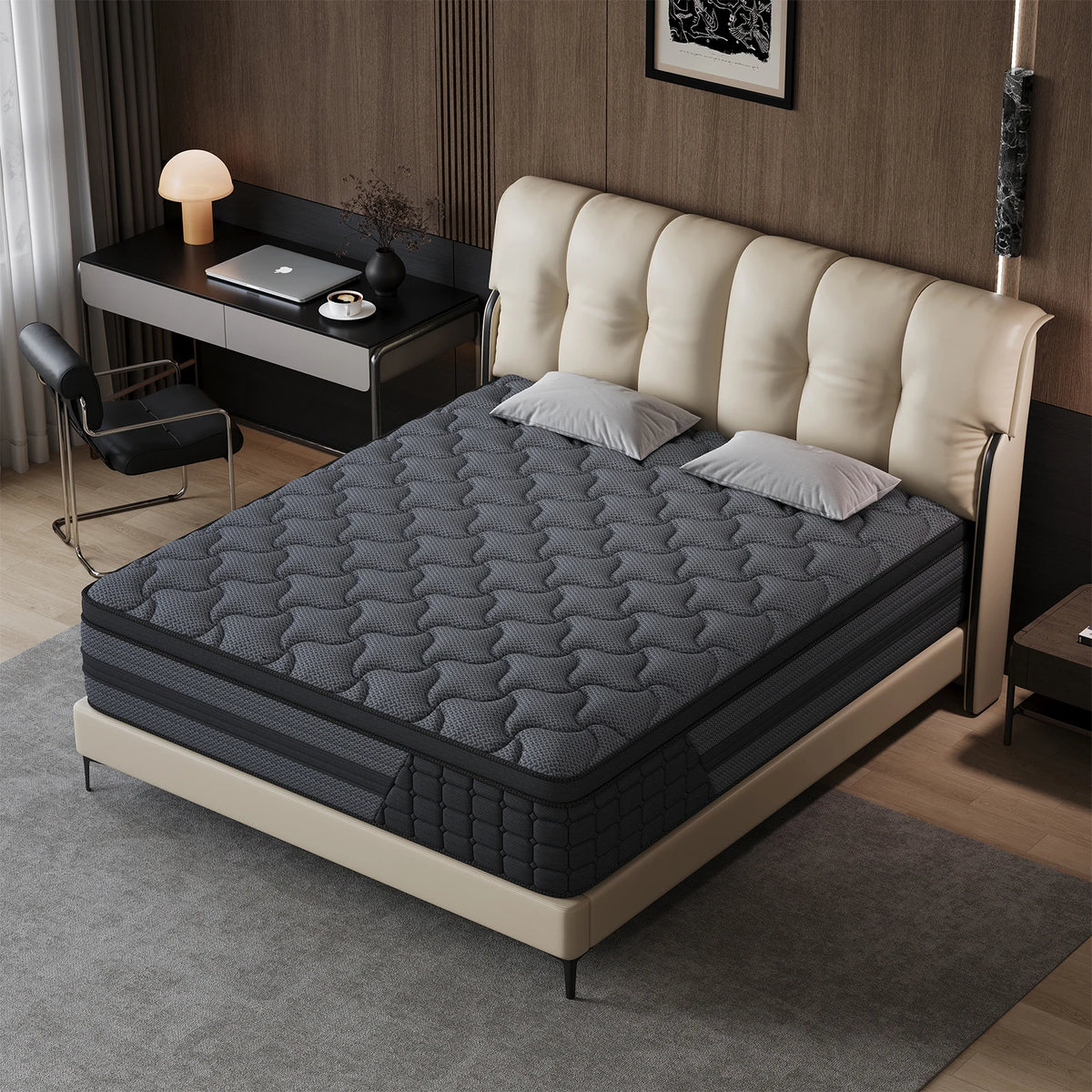 Luxury Gel Memory Foam Hybrid Mattress With Euro Top