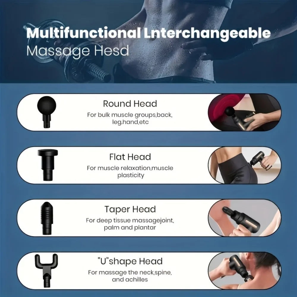Portable Percussion Massage Gun For Deep Tissue Relaxation