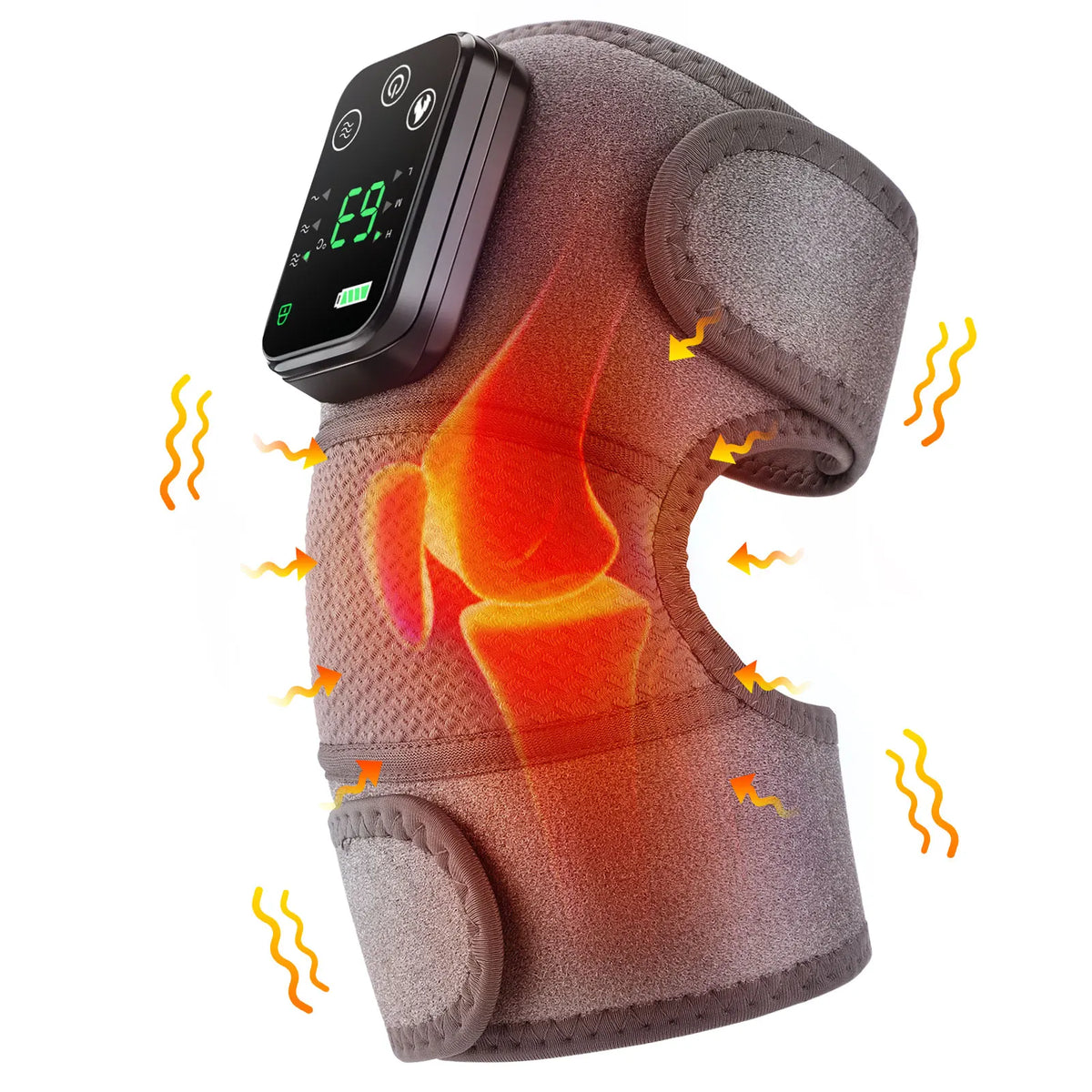 Electric Heating Knee And Neck Massager With Vibration Therapy