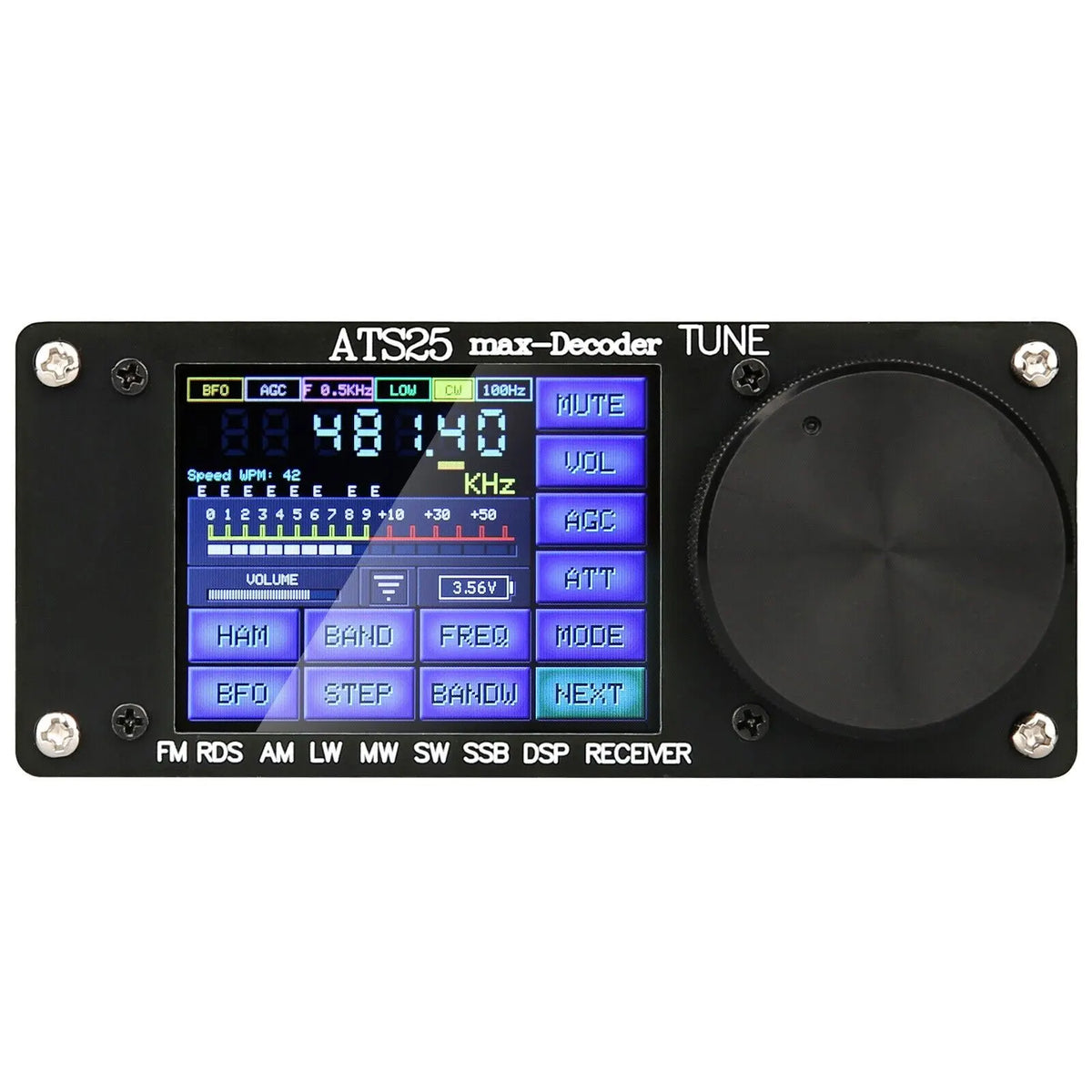 TZT ATS25Max Official High Sensitivity AM FM Shortwave Radio Receiver