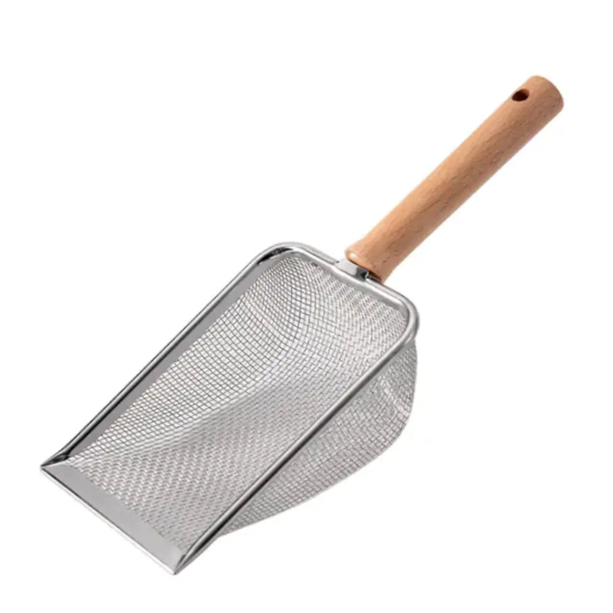 Durable Metal Cat Litter Scooper With Handle Hole And Sifter