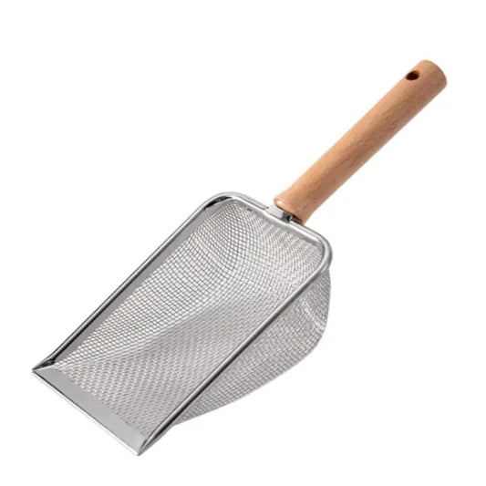 Durable Metal Cat Litter Scooper With Handle Hole And Sifter