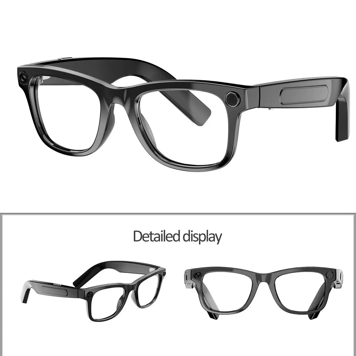 WO 4K AI Smart Camera Glasses With Realtime Translation