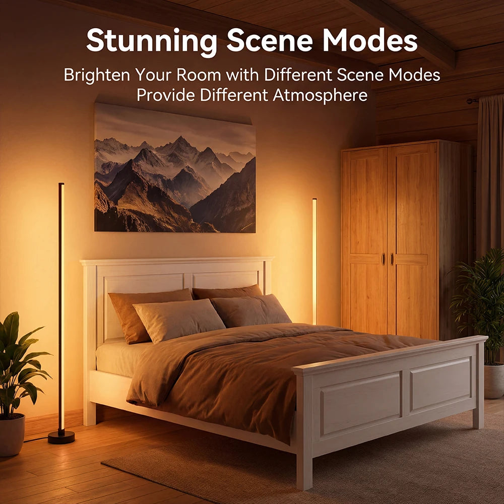 DUMILOO Smart LED Floor Lamp Featuring RGB And App Control