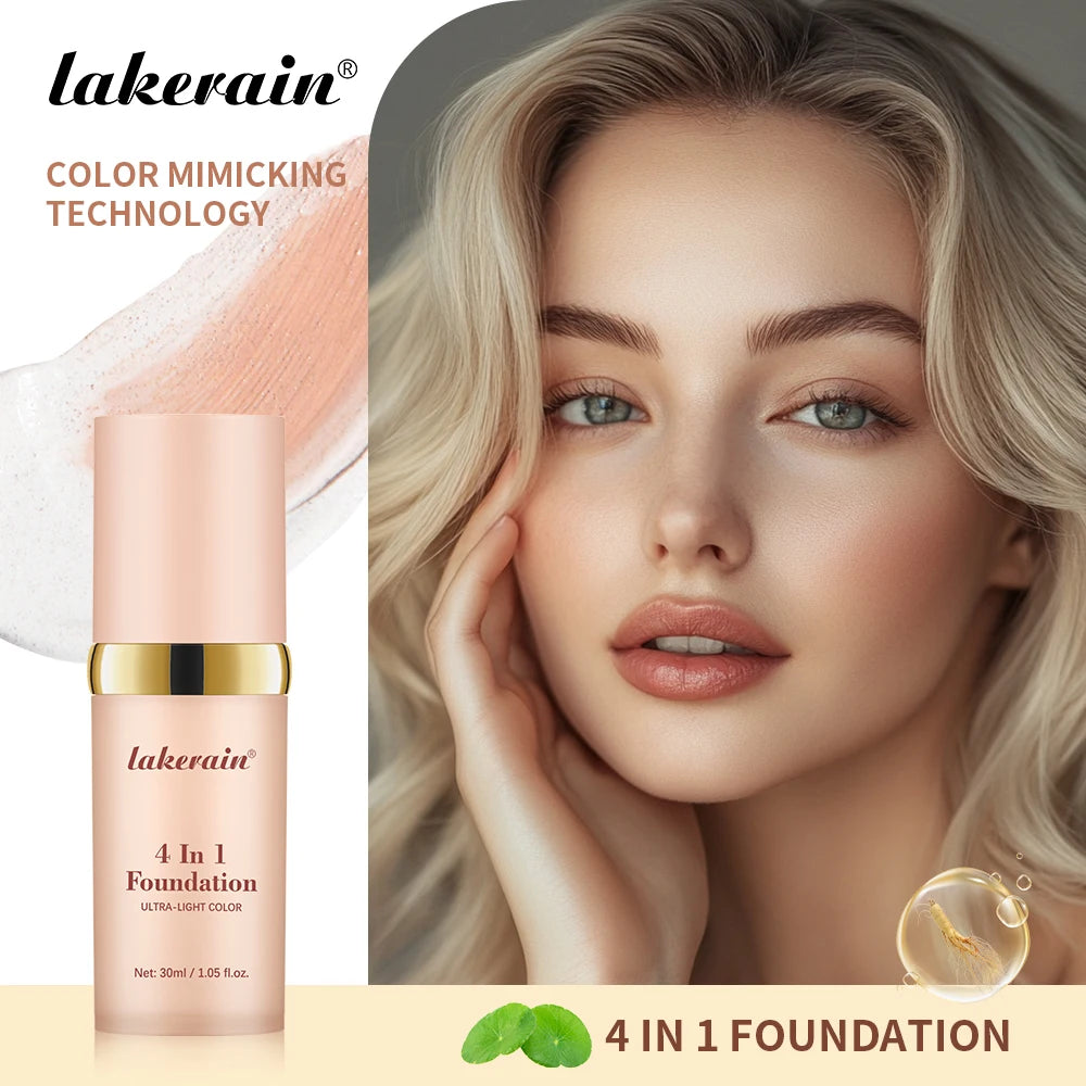 Lakerain 4 In 1 Foundation Brightening Concealer With SPF30