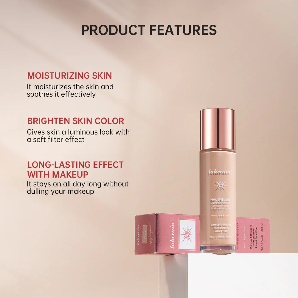 Lakerain Halo Glow Liquid Face Contouring Pearlescent Skin Brightener