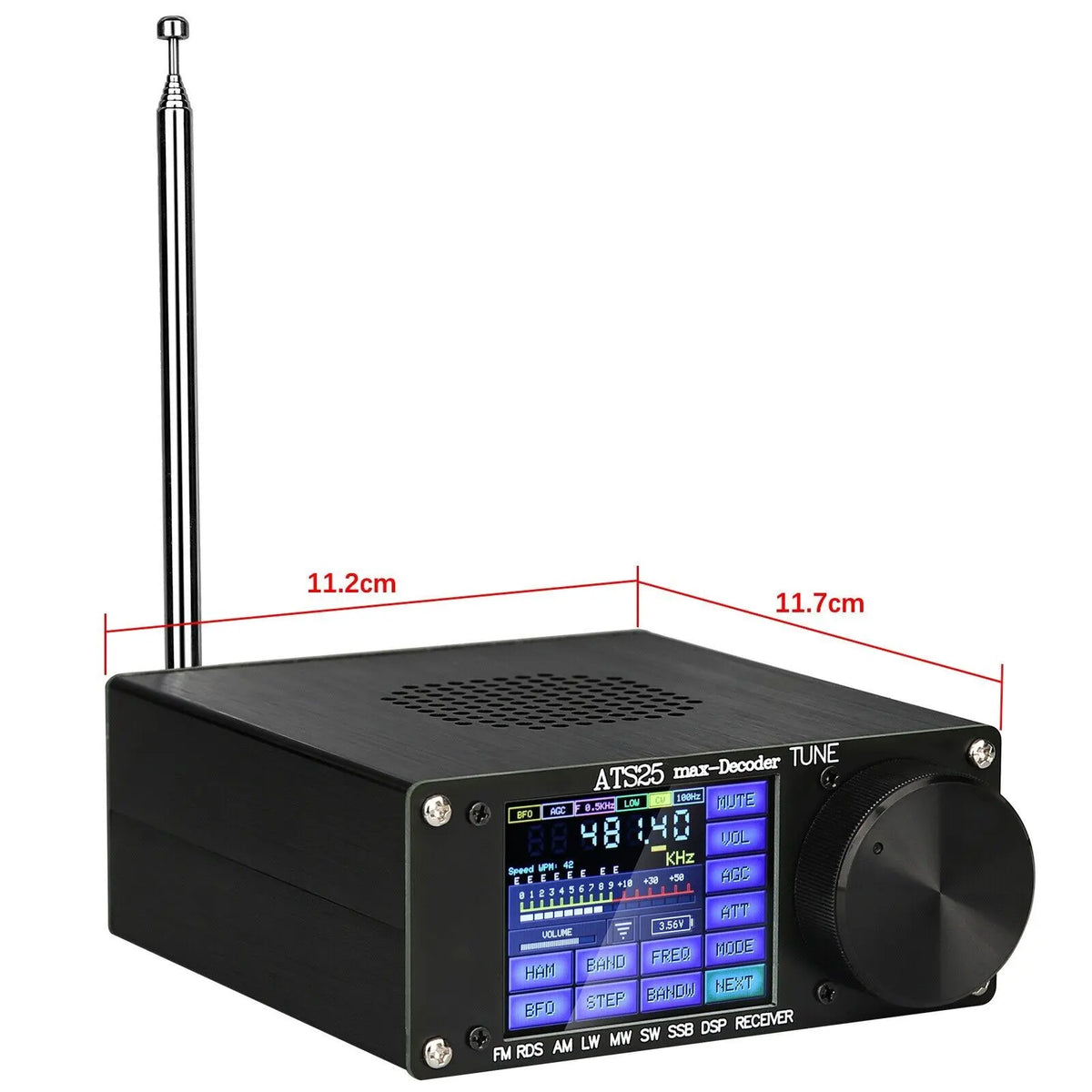 TZT ATS25Max Official High Sensitivity AM FM Shortwave Radio Receiver