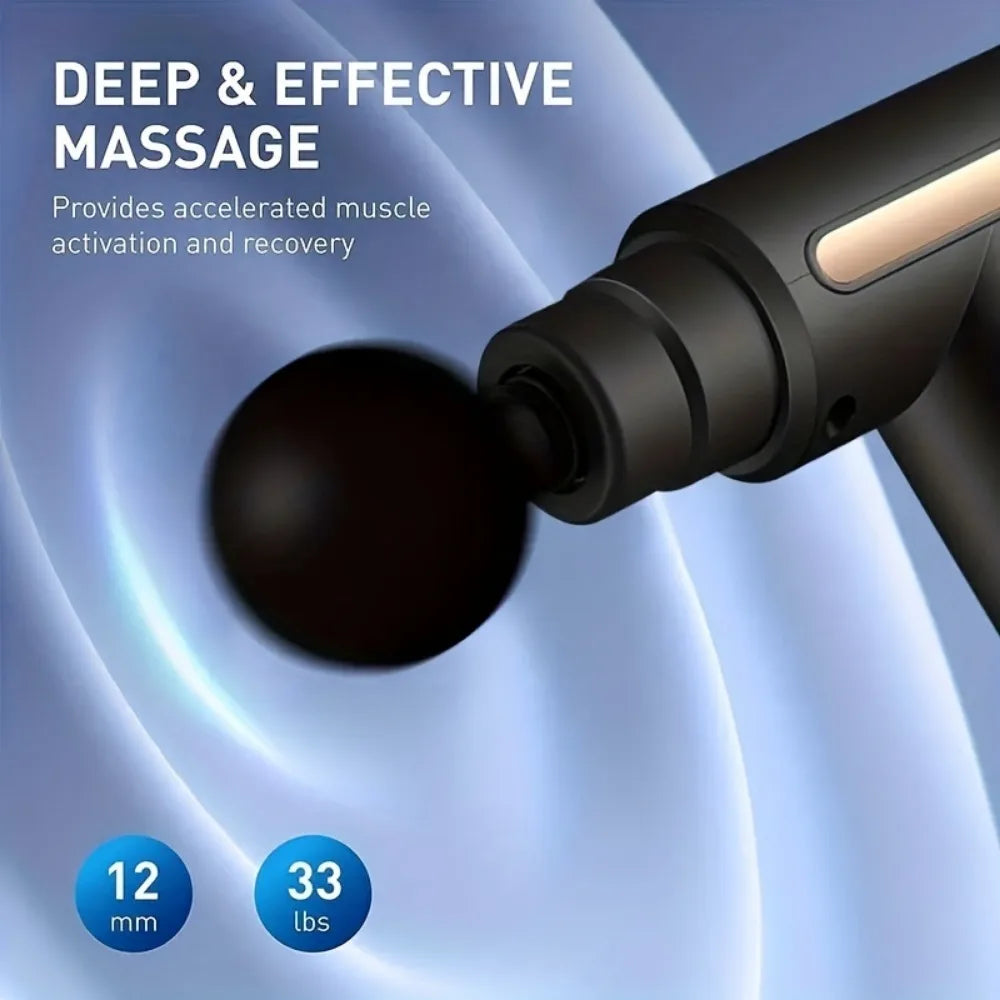 Portable Percussion Massage Gun For Deep Tissue Relaxation