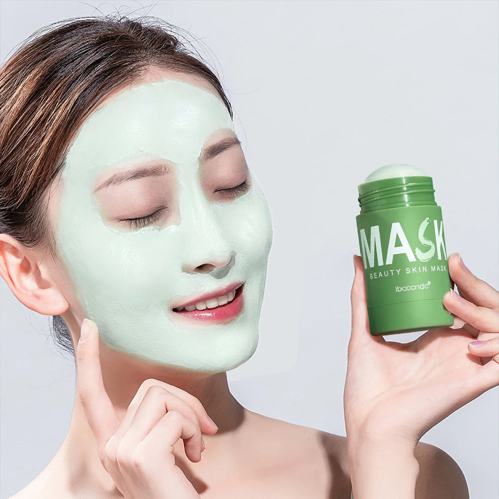 Green Tea Cleansing Mask Stick For Oily Face Pore Control