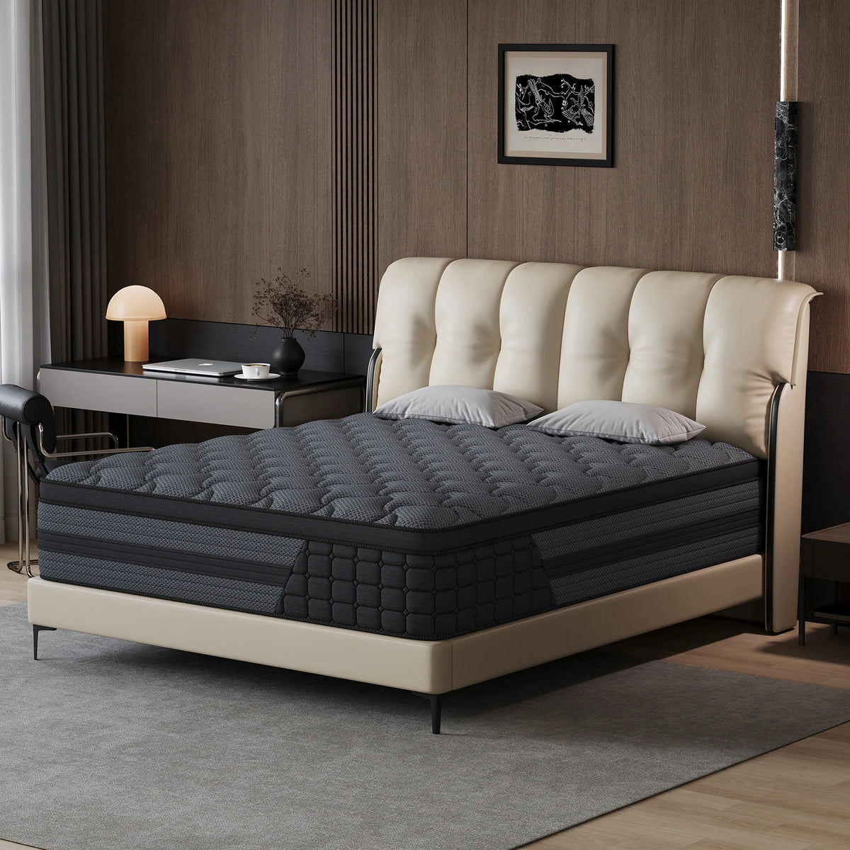 Luxury Gel Memory Foam Hybrid Mattress With Euro Top