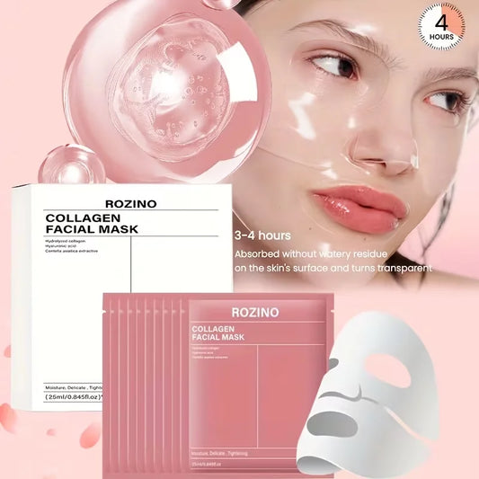 Rozino Bio Collagen Hydrating Sheet Masks For Radiant Skin