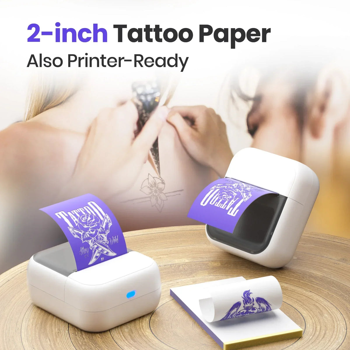 Orico Portable Inkless Tattoo Transfer Printer With Bluetooth Connectivity
