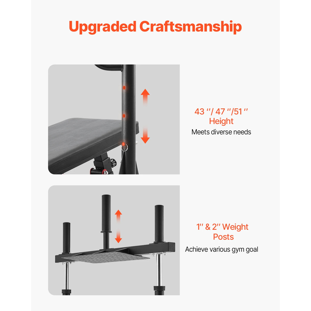 Vertical Leg Press Home Gym Machine Adjustable Strength Training