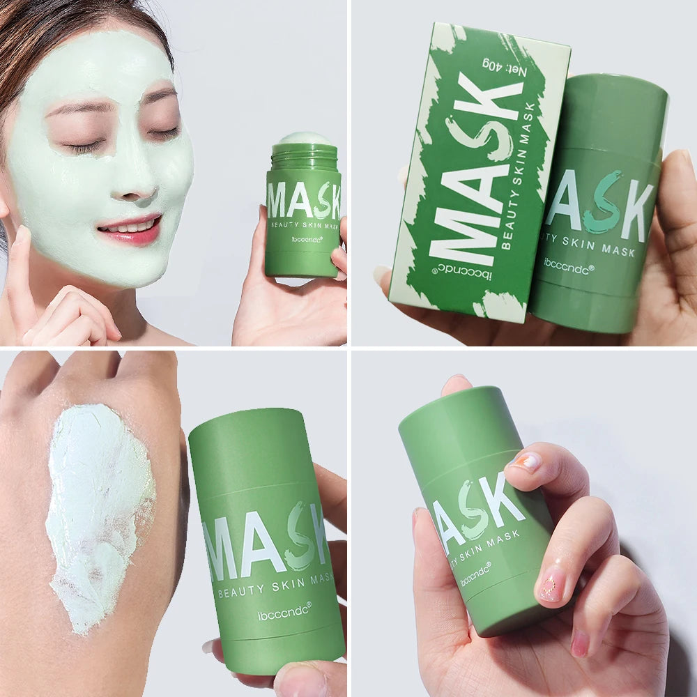 Green Tea Cleansing Mask Stick For Oily Face Pore Control