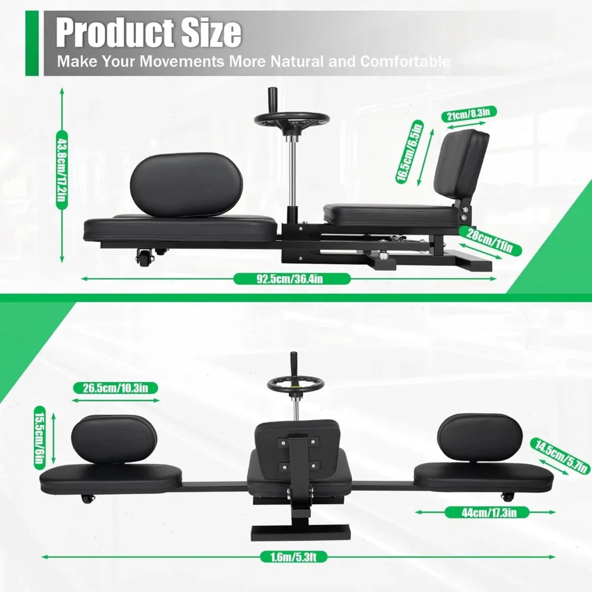 Adjustable 180 Degree Horizontal Splits Stretching Trainer For Flexibility