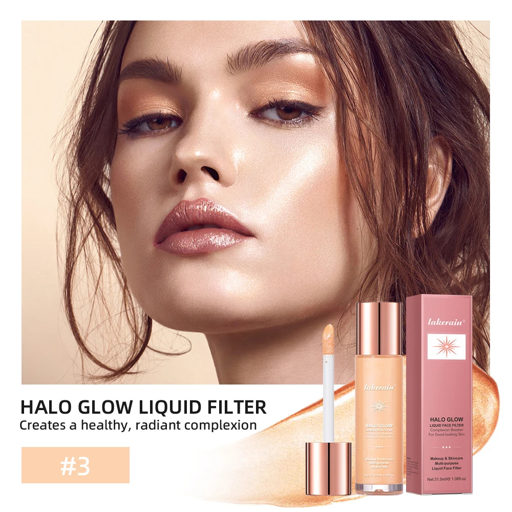 Lakerain Halo Glow Liquid Face Contouring Pearlescent Skin Brightener