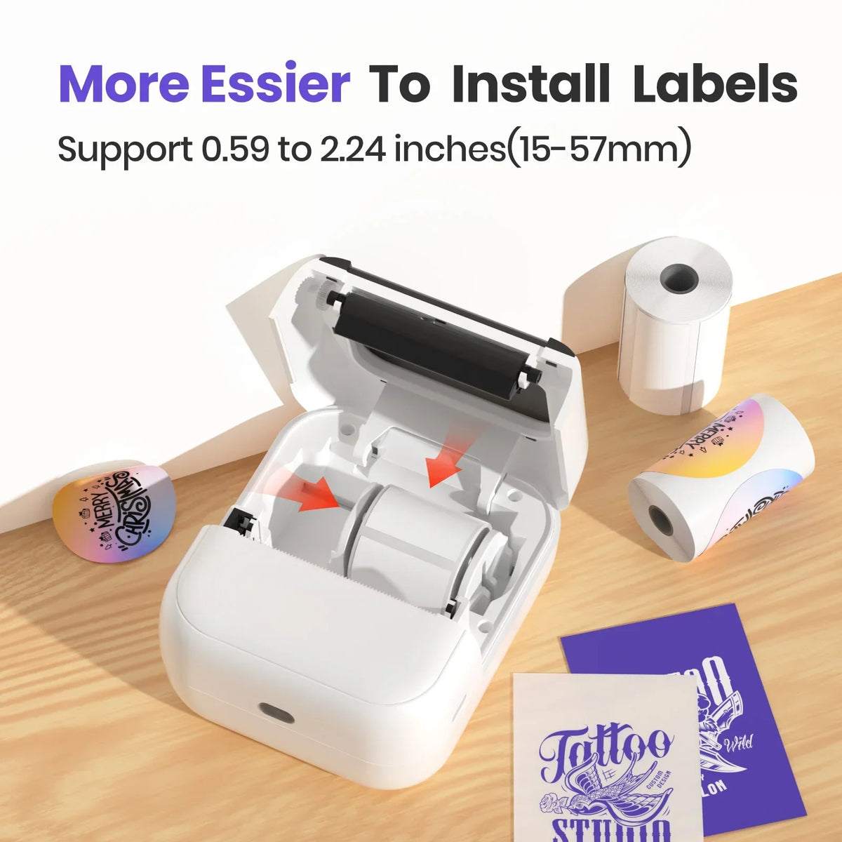 Orico Portable Inkless Tattoo Transfer Printer With Bluetooth Connectivity