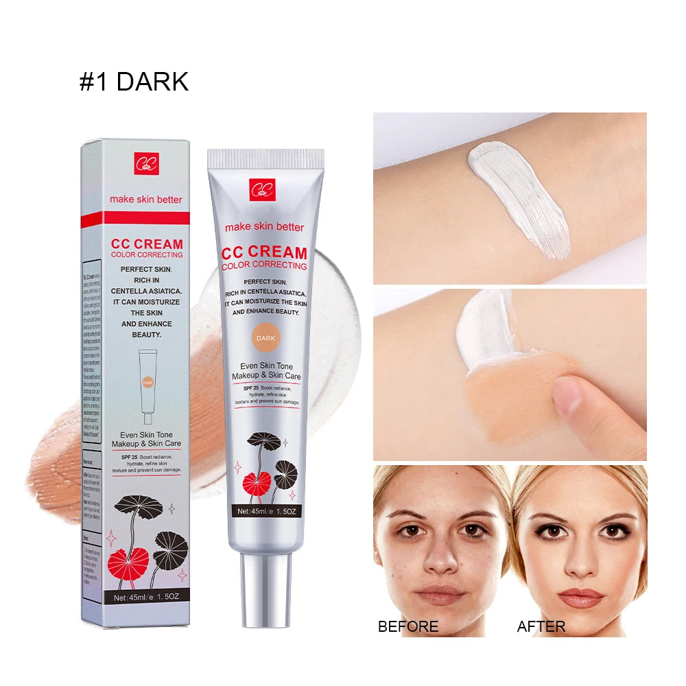 Lakerain Brightening CC Cream Long Lasting Color Correcting Foundation