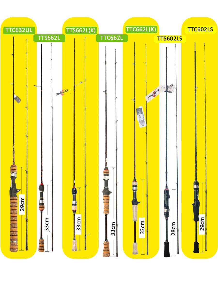 Kuying Teton Carbon Fishing Rod For Casting And Spinning