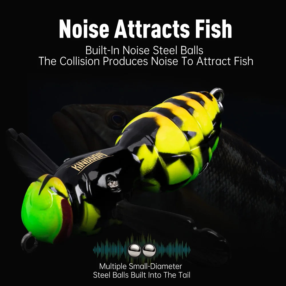 Kingdom Floating Wasp Bait Topwater Fishing Lure For Bass Pike