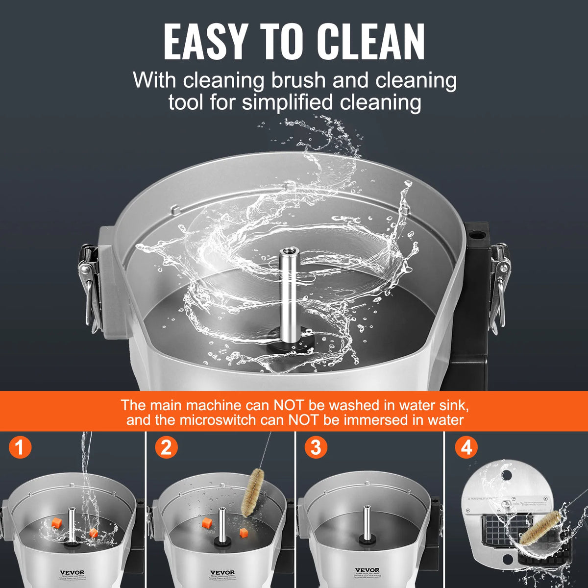 Succebuy Electric Vegetable Slicer 4 In 1 Food Chopper