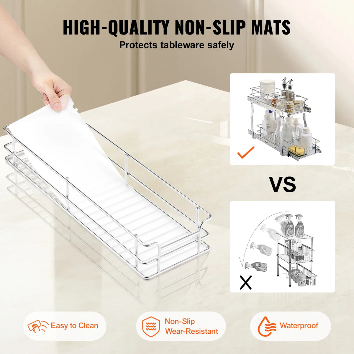 Heavy Duty Pull Out Kitchen Cabinet Organizer Storage Drawer