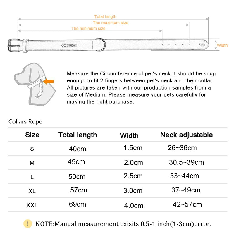 Adjustable Solid Nylon Dog Collar For Secure Daily Pet Walks